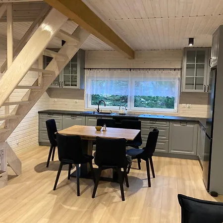 Drewniany Nad Stawem Apartament Miedzyborow