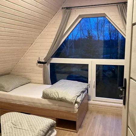 Drewniany Nad Stawem Apartament Miedzyborow