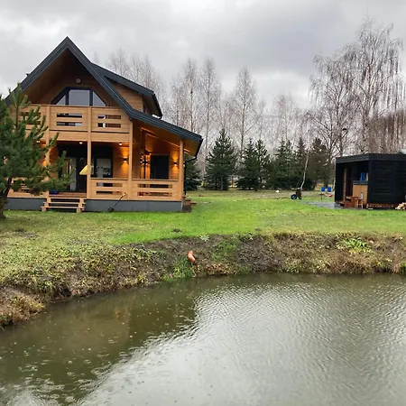 Drewniany Nad Stawem Miedzyborow